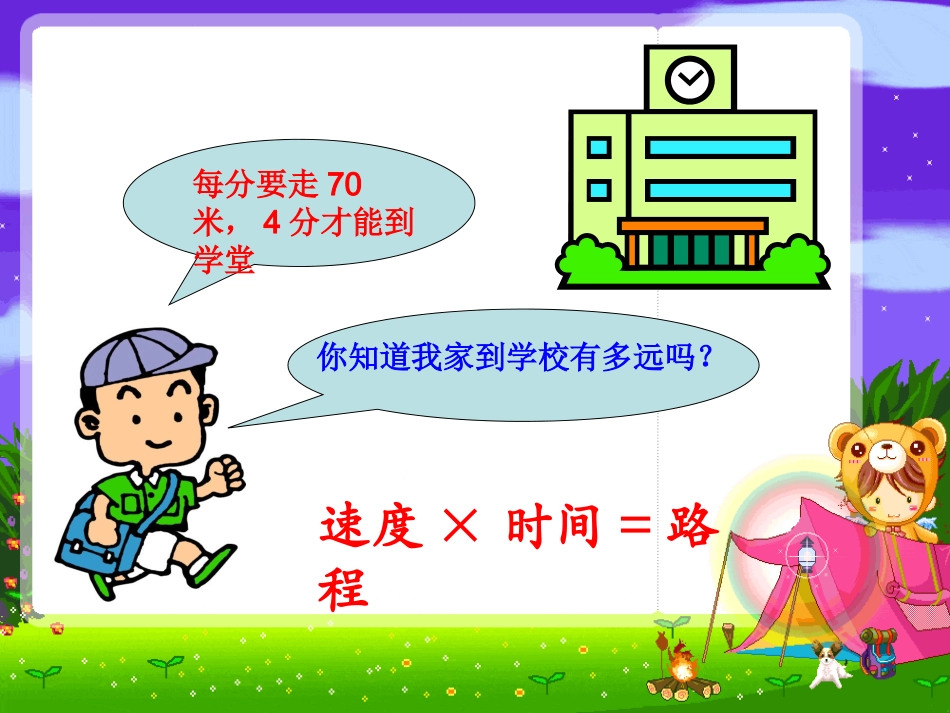 用乘法分配律解决相遇问题_第2页