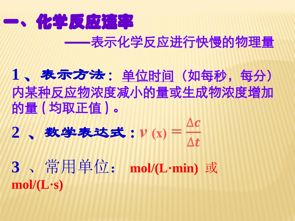 选修4：2-1、2-2化学反应速率_第3页