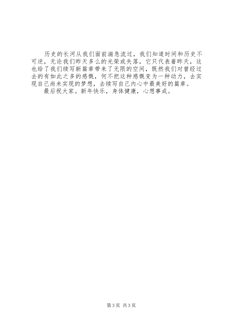 在迎新年座谈会上的发言_第3页