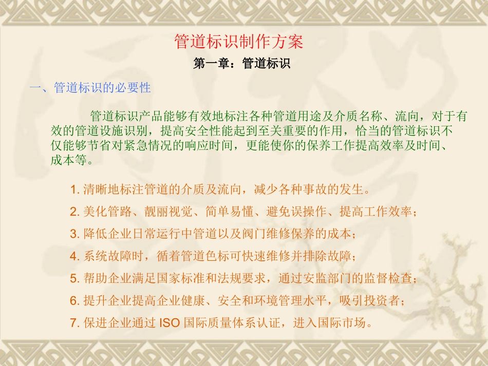 管道标识制作方案(PPt)_第3页