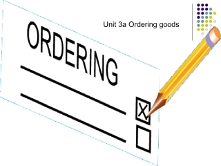 剑桥商务英语中级第二版 3a ordering goods