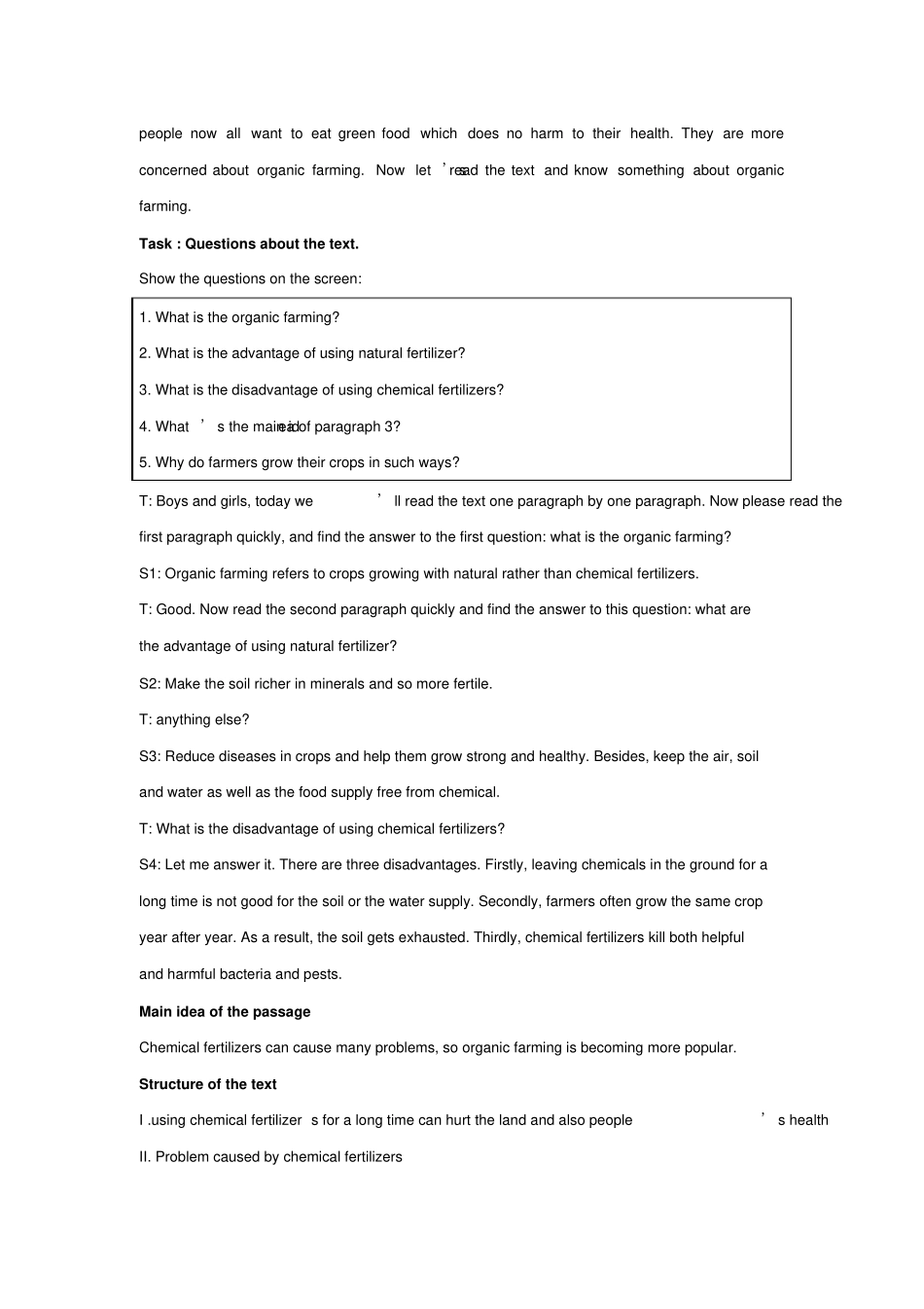 人教版高中英语必修4Unit2同步教学设计_UsingLanguage高品质版_第2页