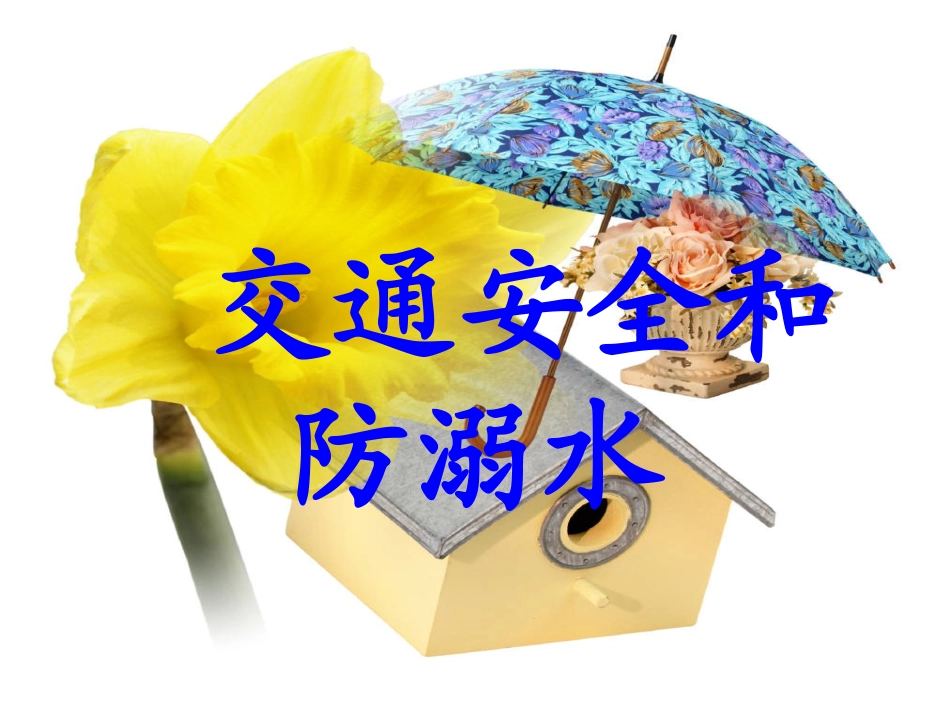 交通安全和防溺水主题班会(1)_第1页