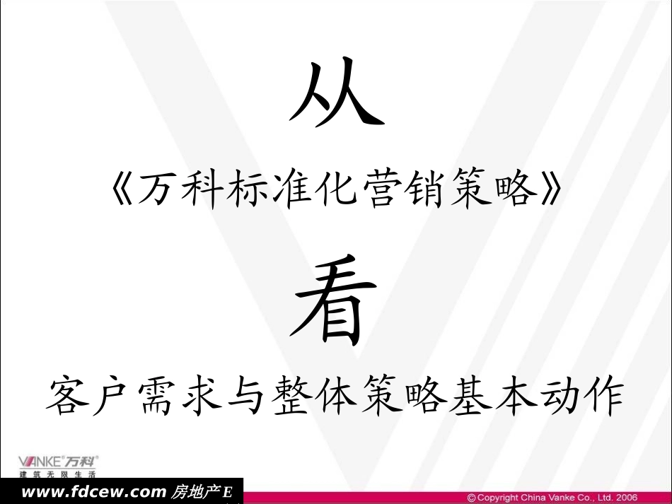 房地产项目标准化营销策略与规定动作_第1页