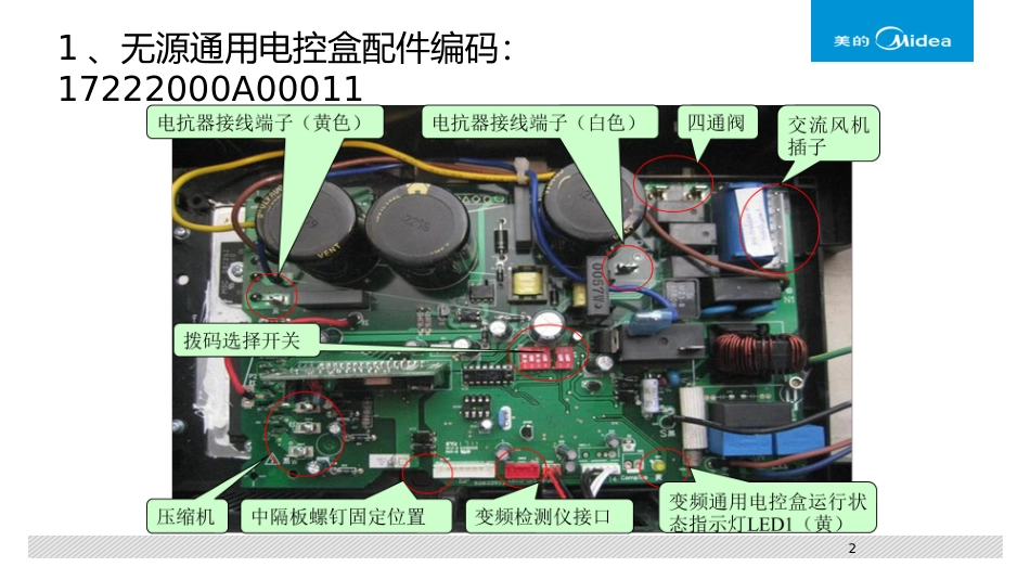 美的变频空调挂机通用电控盒解析_第2页