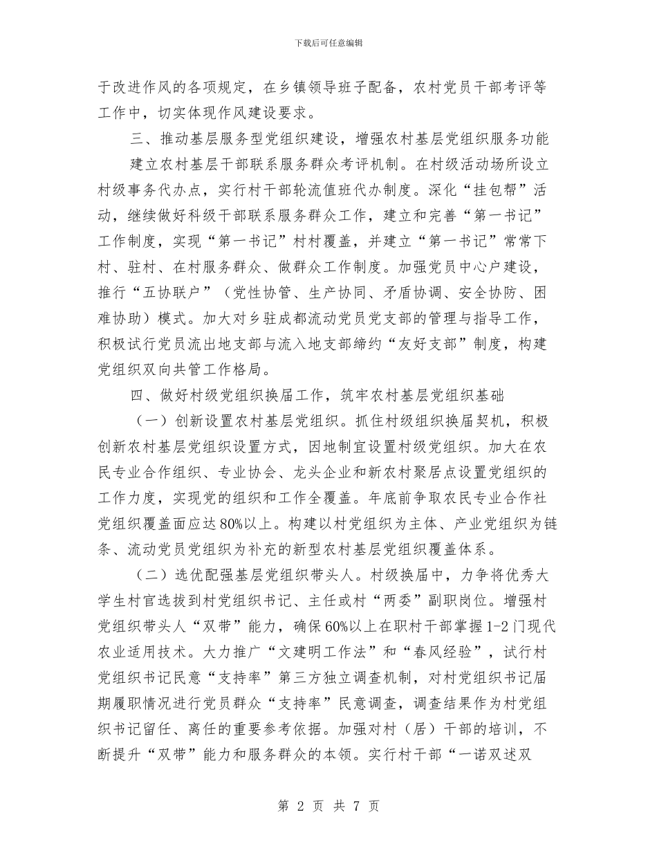 全乡基层党建工作报告与全乡安全生产安监员自查报告汇编_第2页