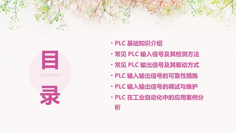 常见PLC输入输出信号及检测方法课件_第2页
