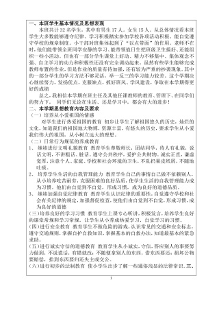 班主任工作计划tan
