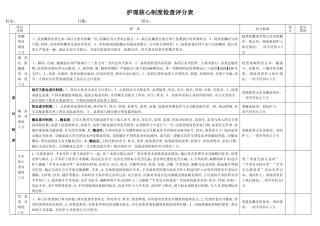 护理核心制度评分表附表2
