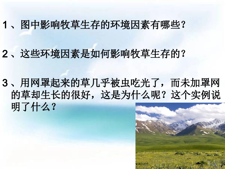 人教版生物_与环境组成生态系统_第2页