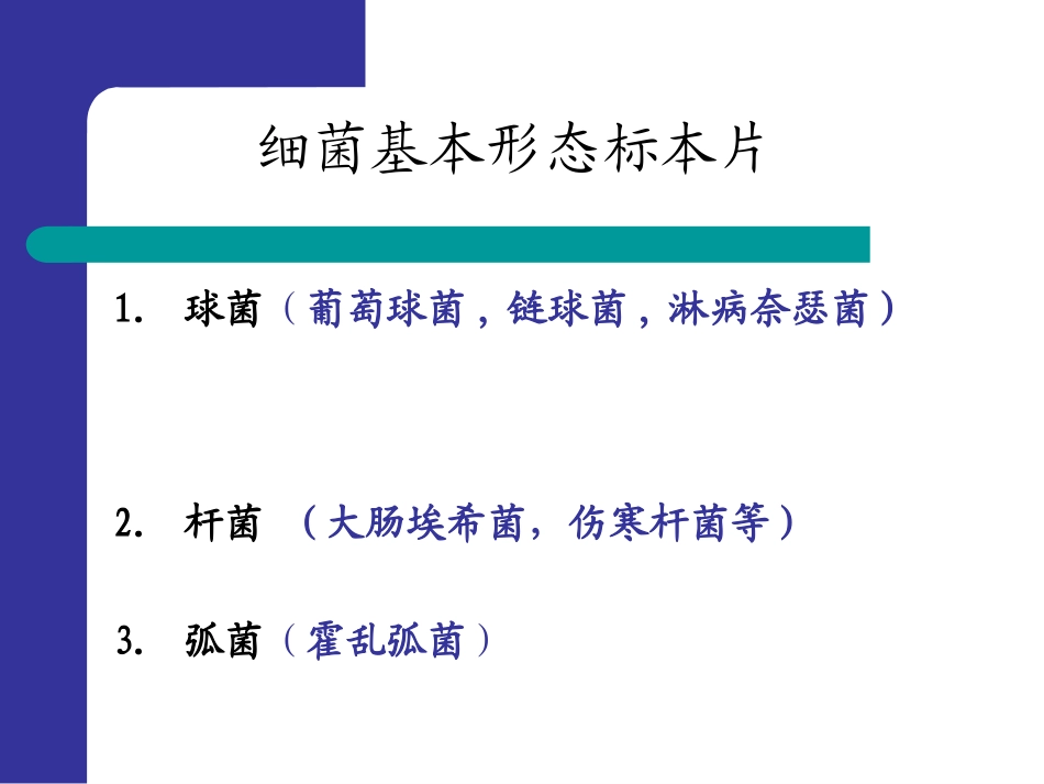 显微镜油镜的使用与细菌形态观察_第3页
