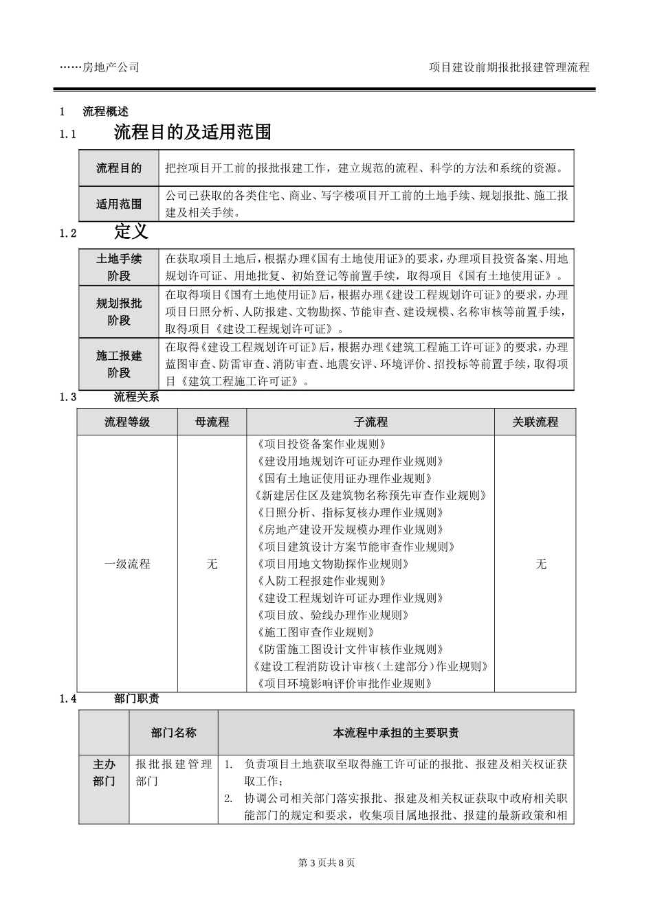 项目建设前期报批报建管理流程(全)_第3页