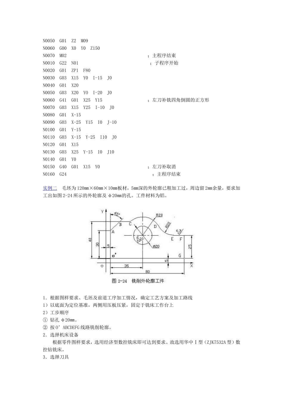 加工中心编程实例[1]_第2页