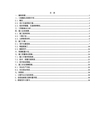 桥梁顶升支座更换专项施工方案(2014年5月10日2)