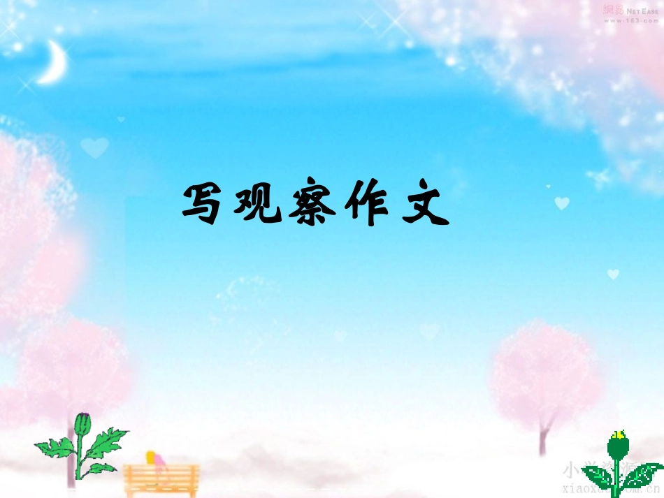 人教小学语文四上语文园地二观察作文指导课_第1页