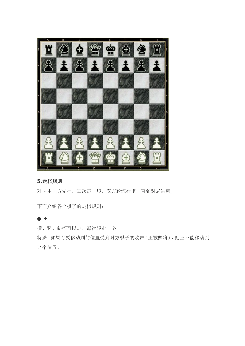 国际象棋规则(图解)_第2页