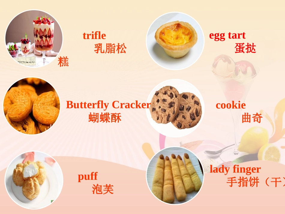 各种甜点英语表达及图片_第3页