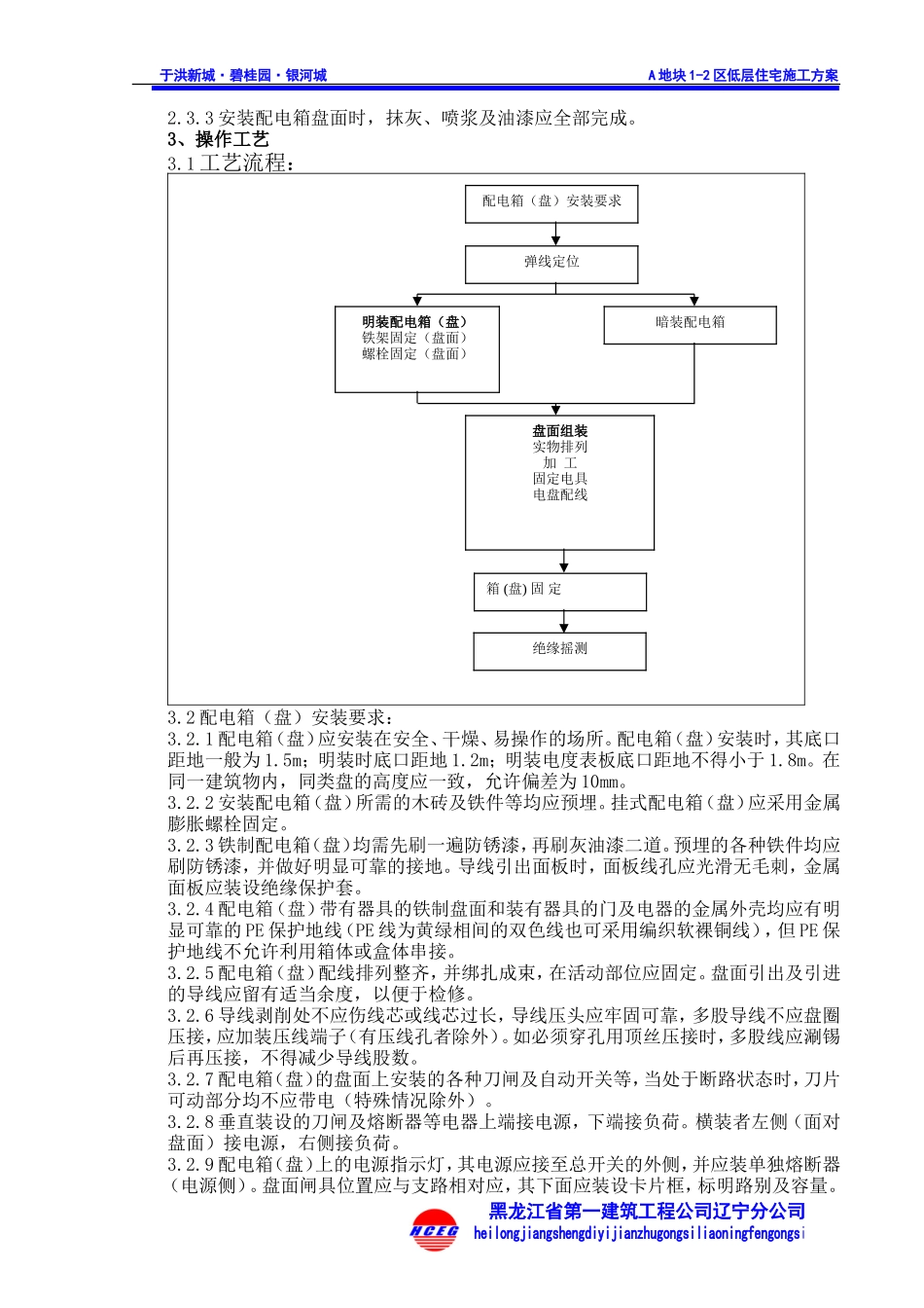 配电箱安装施工方案_第2页