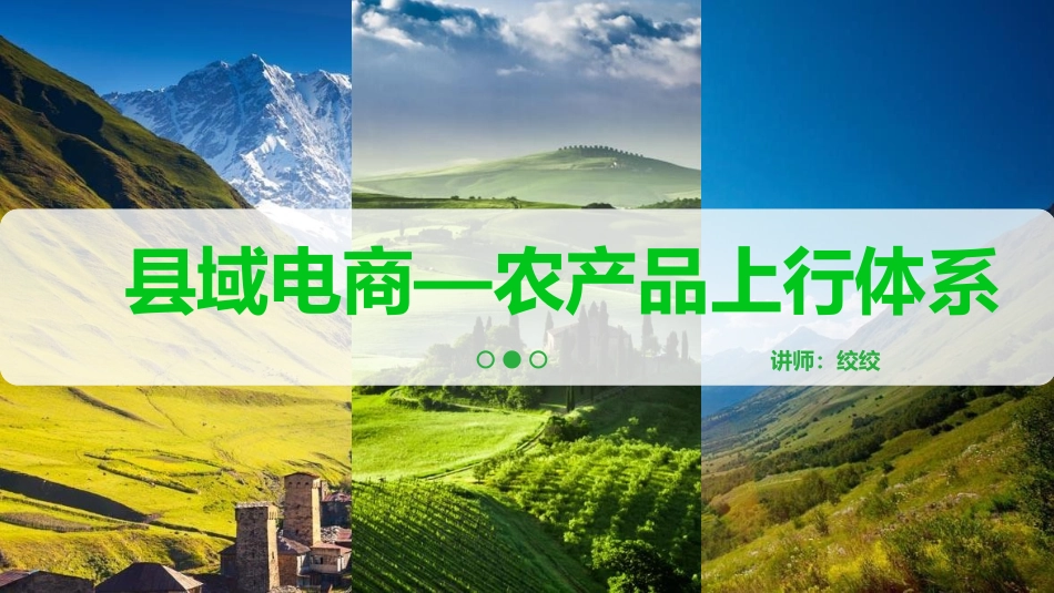 县域电商—农产品上行体系_第1页