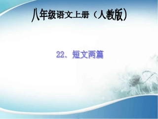 22.短文两篇