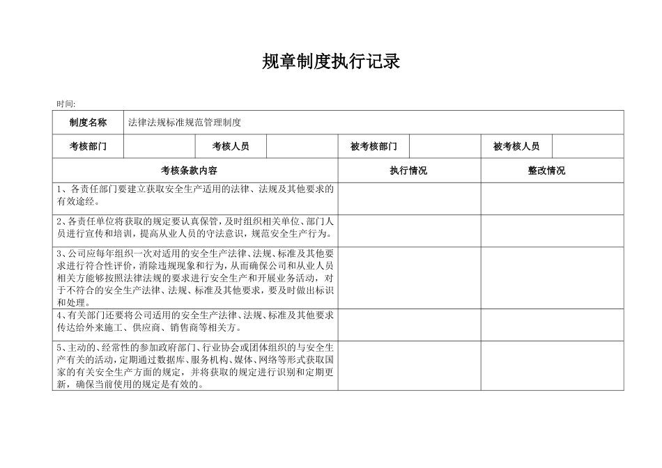 规章制度执行记录_第3页