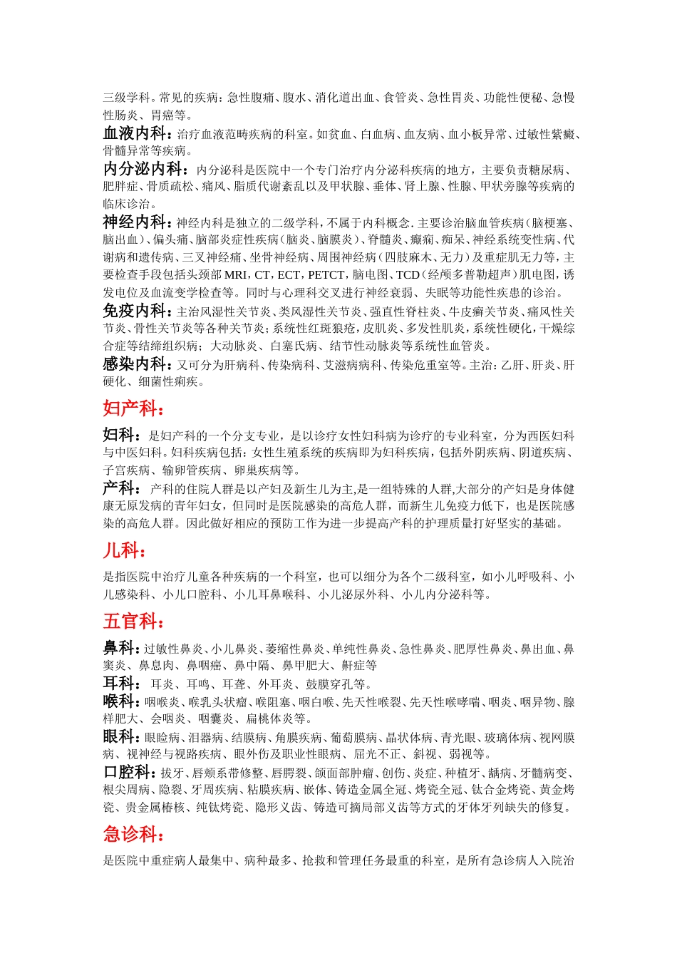 临床科室设置及功能_第2页