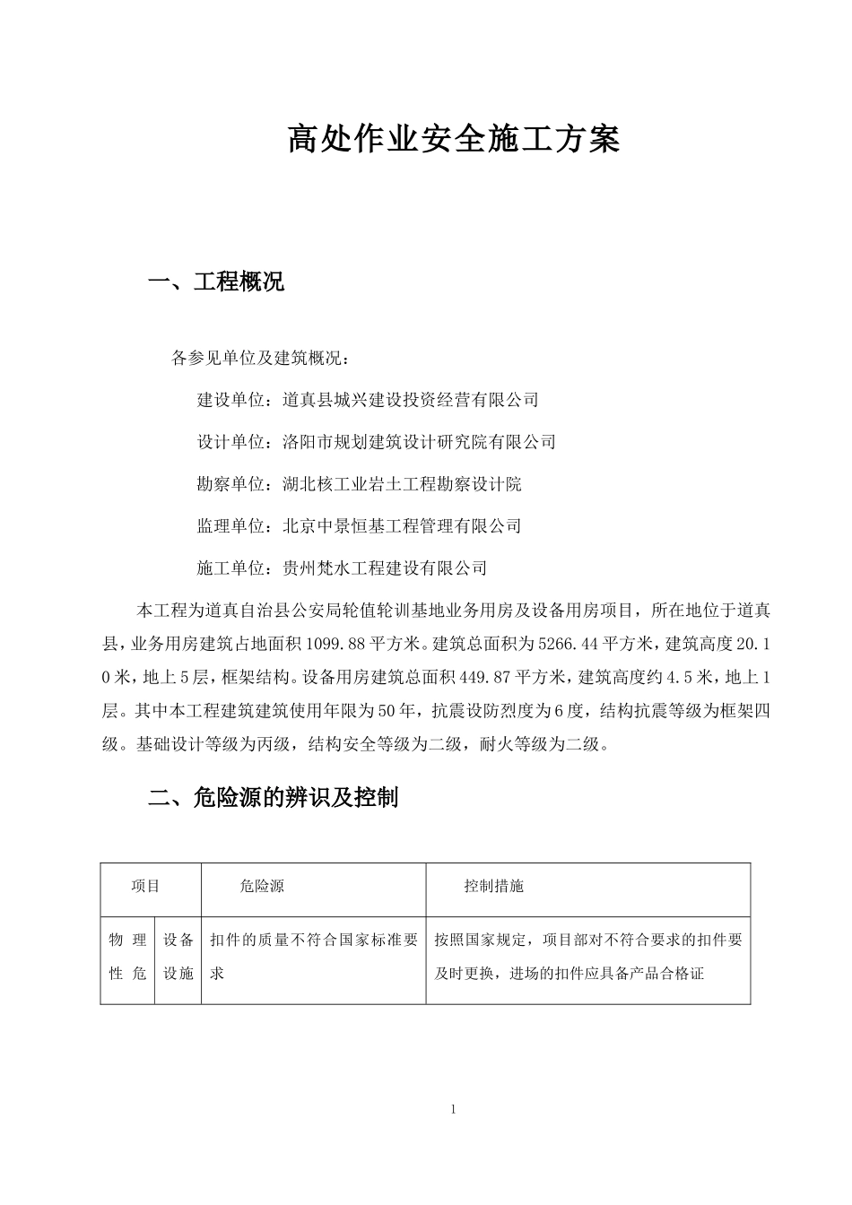 房建高空作业安全专项施工方案_第2页