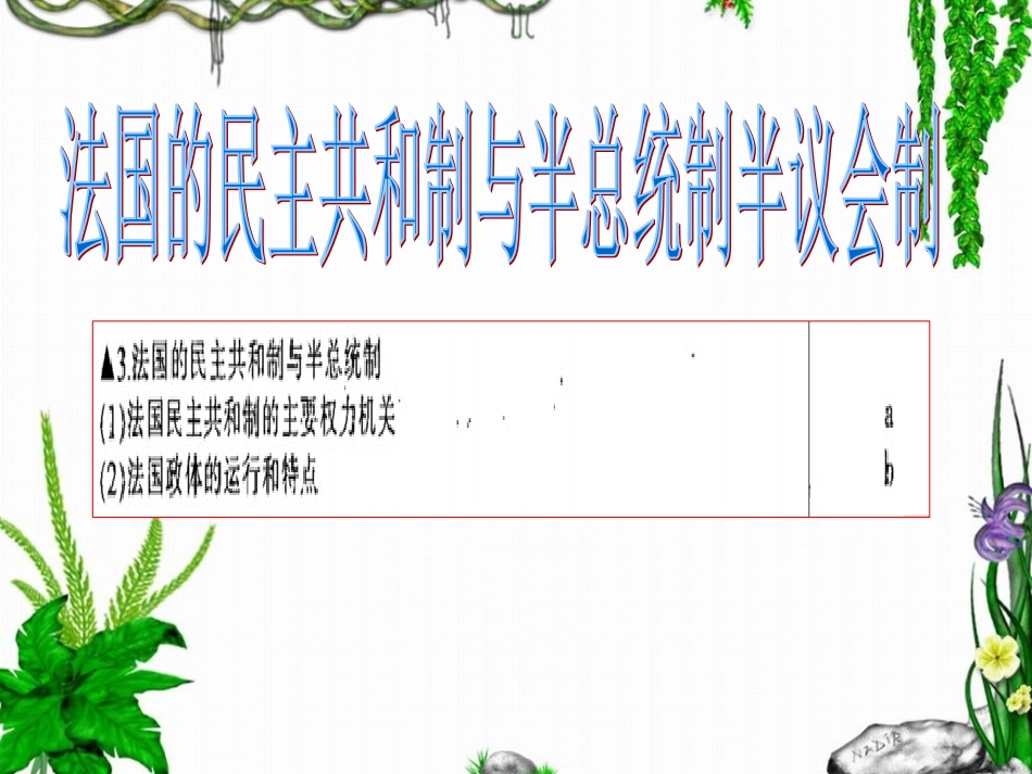 2.3法国的民主共和制与半总统半议会制_第2页