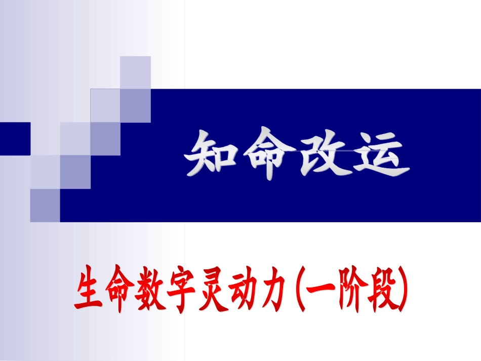 生命数字灵动力(1阶段讲义0)_第1页