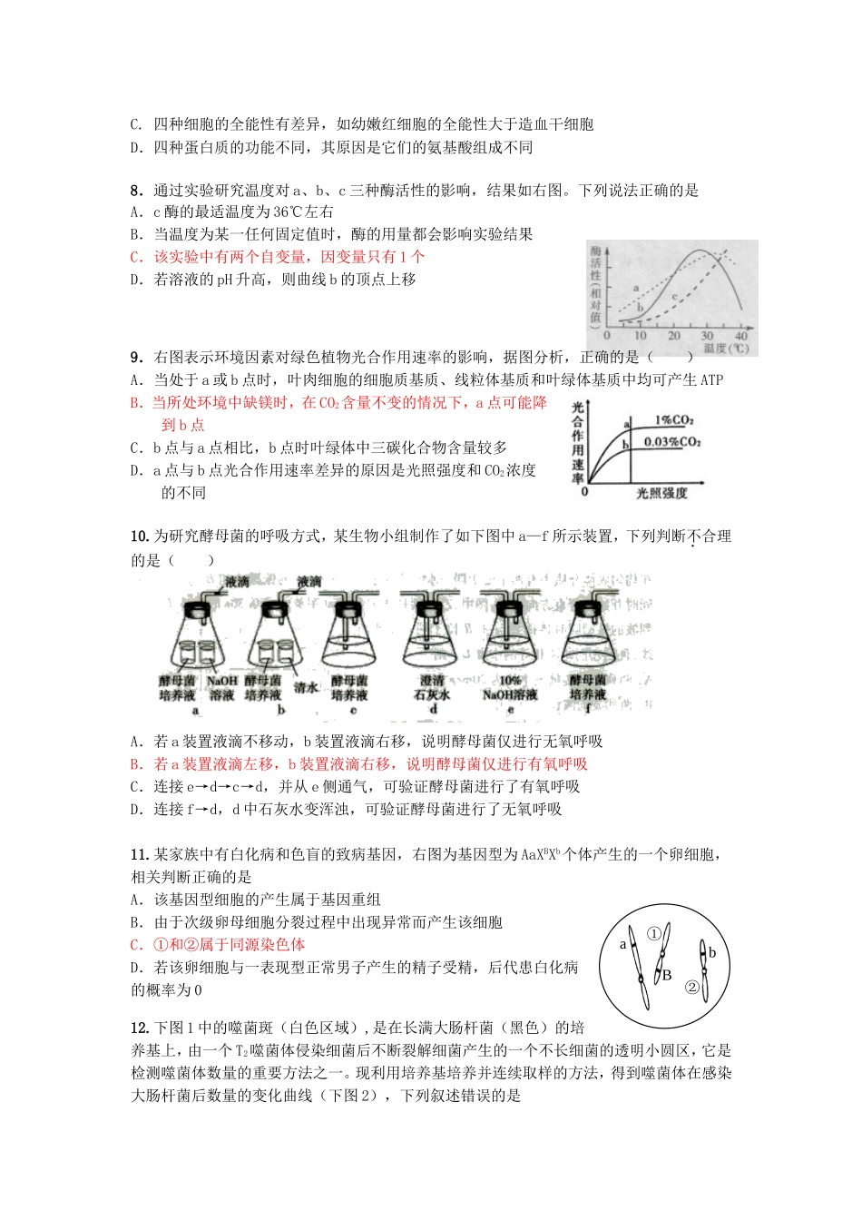 尹2012521学科内综合试题_第2页