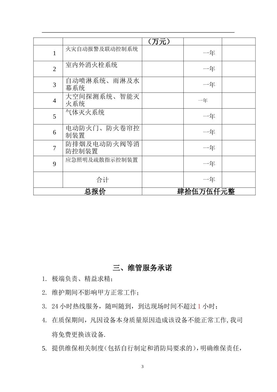 消防系统维护保养方案_第3页