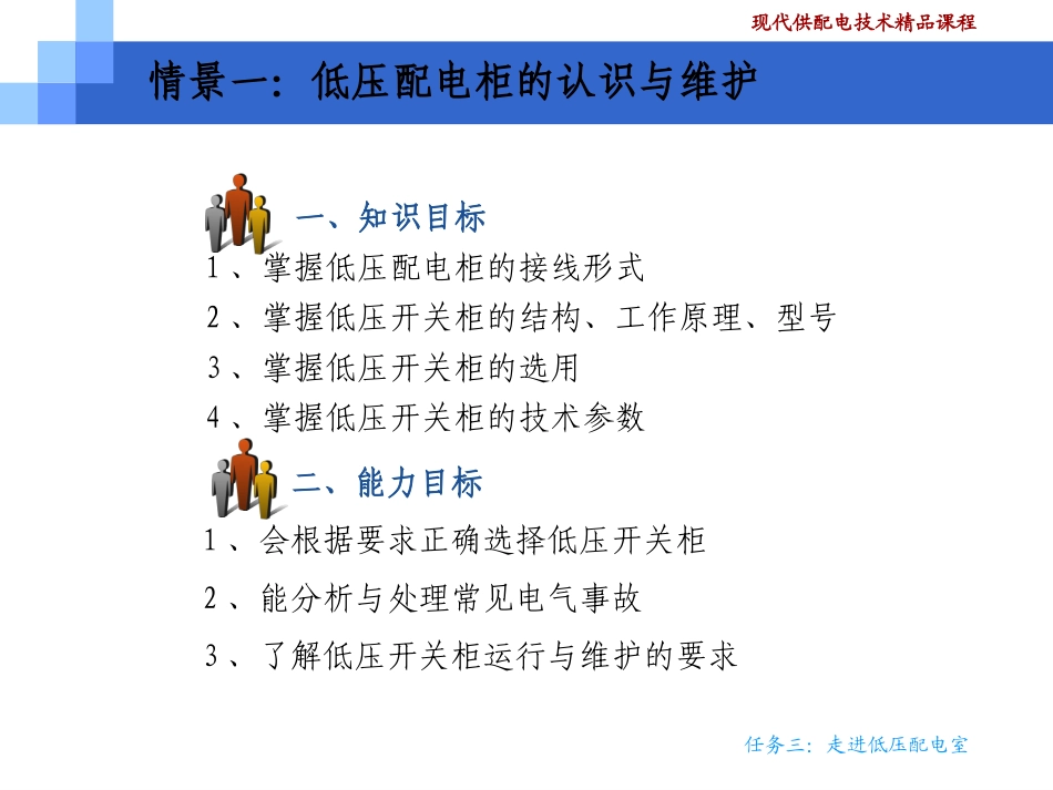 任务三：走进低压配电室_第3页