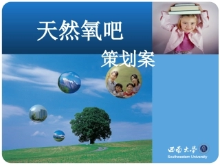 天然氧吧策划案