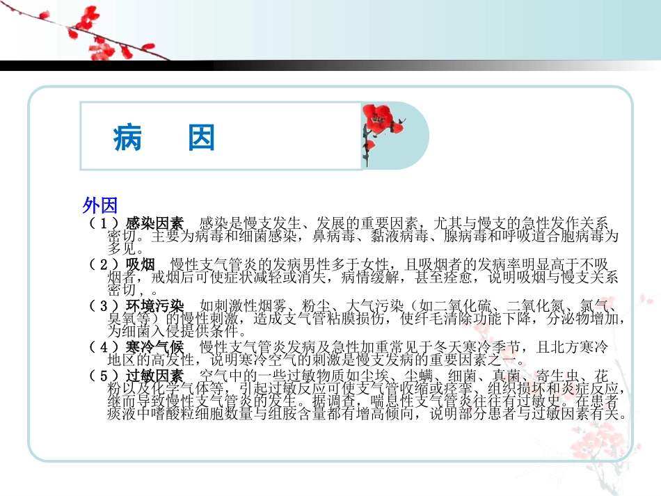 慢性支气管炎的护理查房_第3页