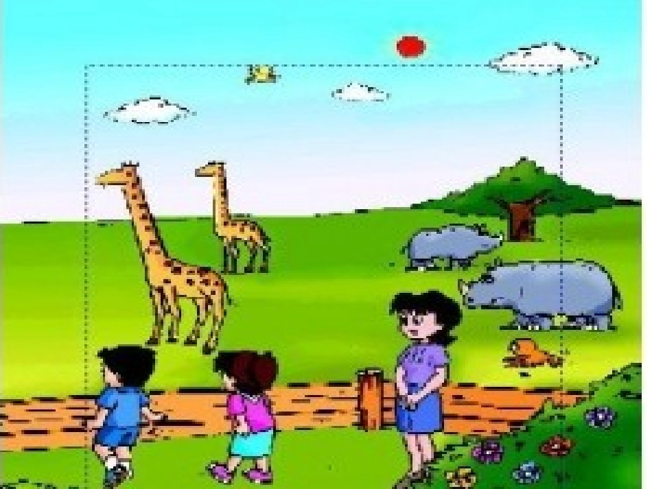 小学数学人教2011课标版一年级儿童乐园的场景_第1页