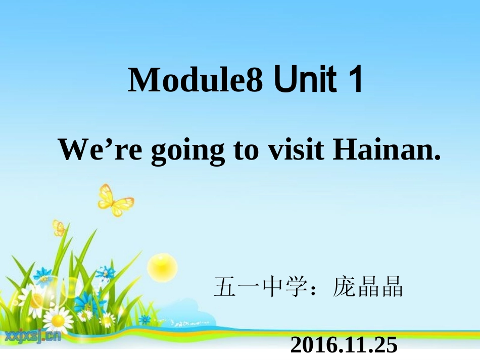 Unit1We'regoingtogotoHainan._第1页