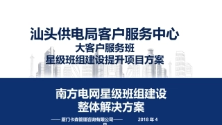 星级班组建设建议方案