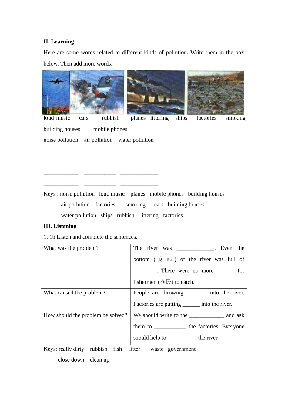 Unit13Wearetryingtosavetheearth!教案_第2页