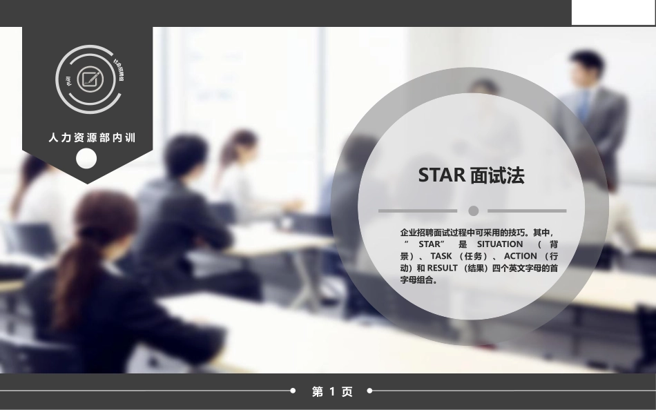 面试技巧-STAR面试法_第1页