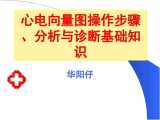 心电图-心电向量图 图解