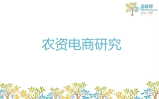 农资电商研究