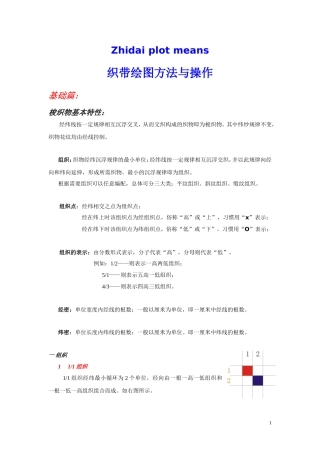 织带绘图方法