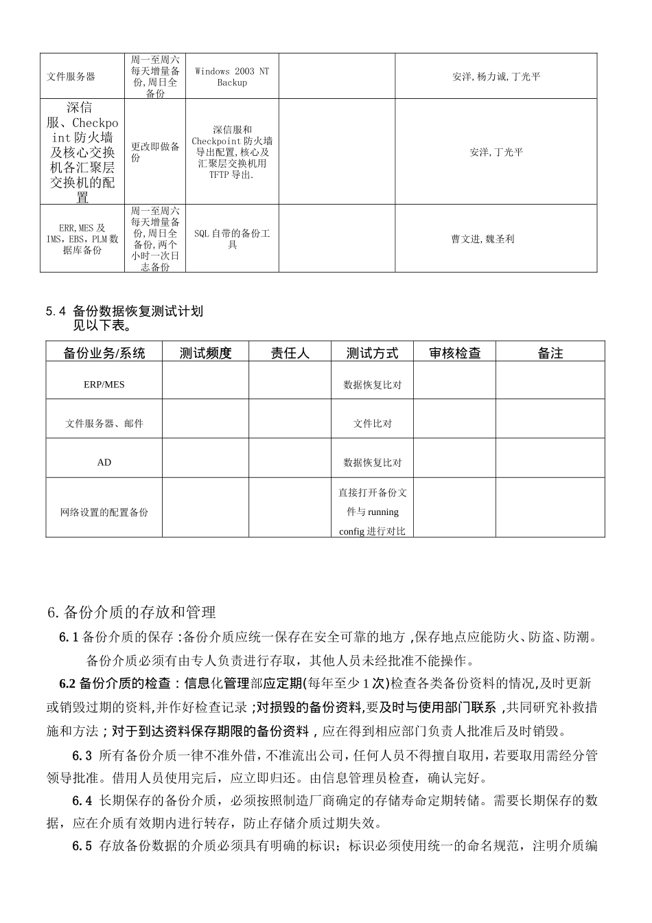 公司数据备份管理细则_第2页