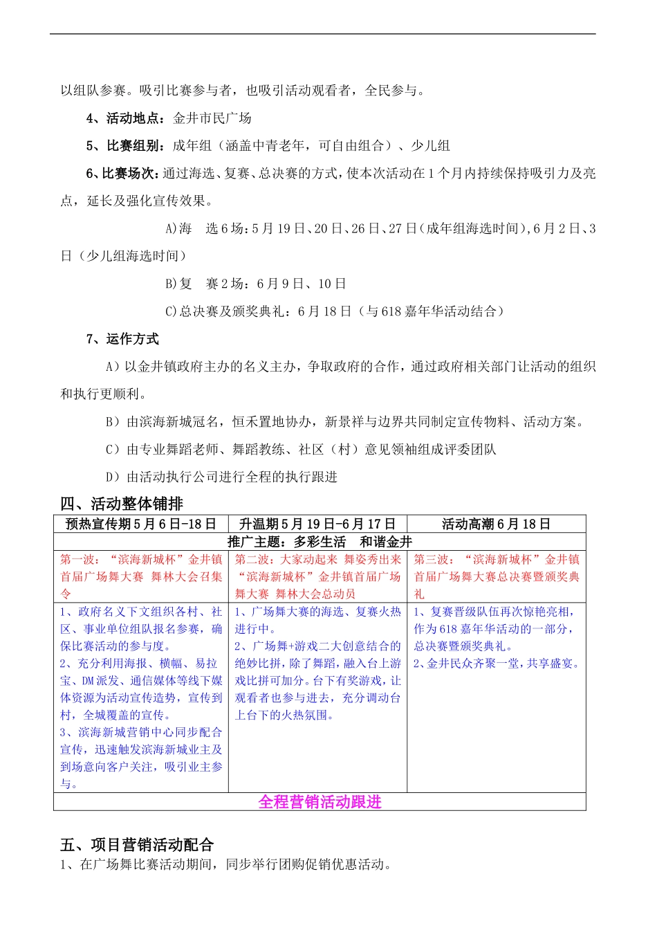 房地产广场舞大赛活动策划方案_第2页