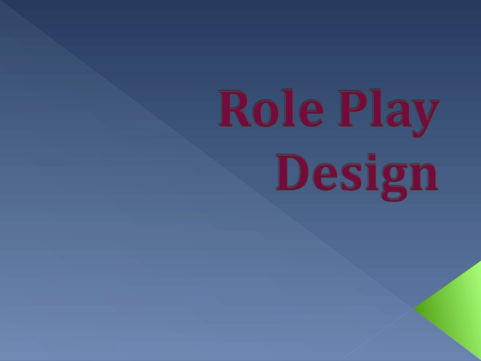 RolePlayDesign_第1页