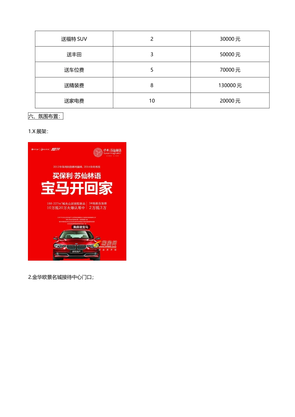 金华欧景名城买房送宝马活动方案_第3页