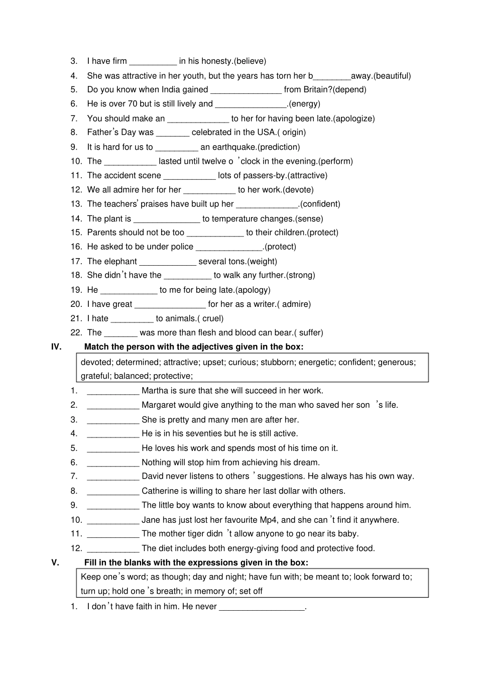 人教版高中英语必修三U2B3_第3页