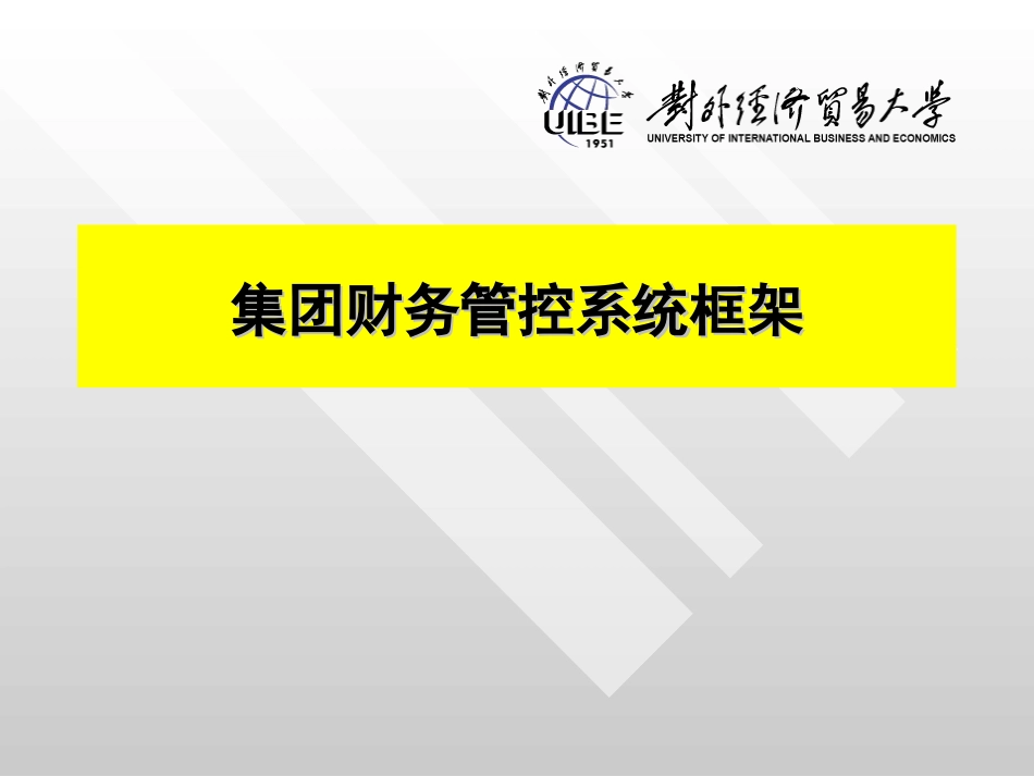 集团财务管控系统框架_第1页