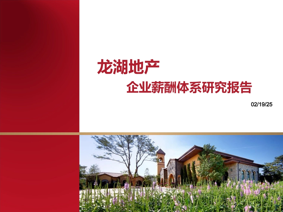 龙湖地产薪酬体系_第1页