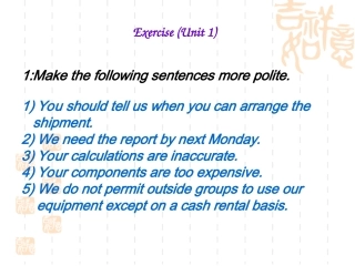 外贸函电练习及答案